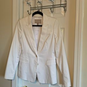 Banana Republic White Blazer